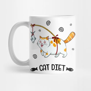 Fat Cats Diet Cat Lover Fun Mug